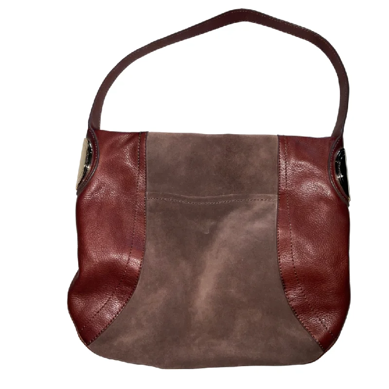 Handbag Leather By B. Makowsky, Size: Medium