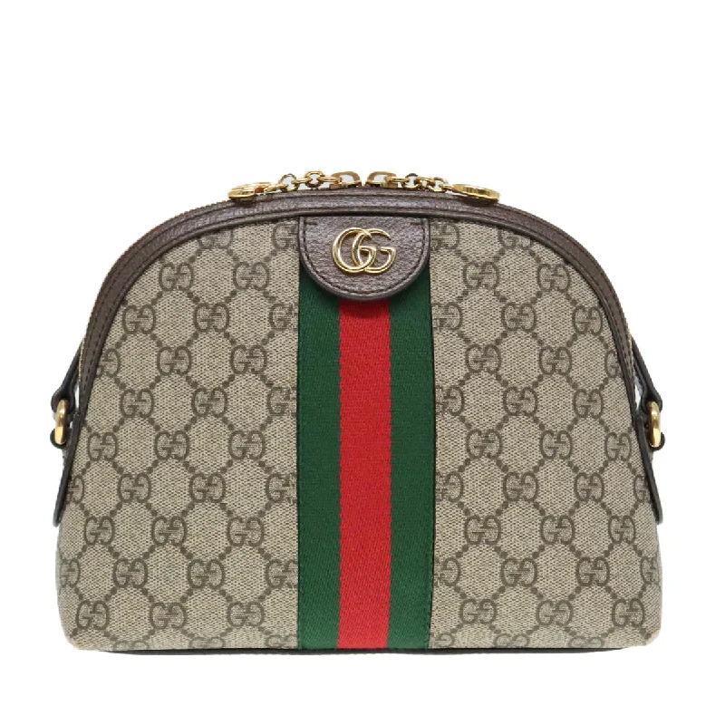 Gucci Ophidia  Canvas Shoulder Bag (Pre-Owned)