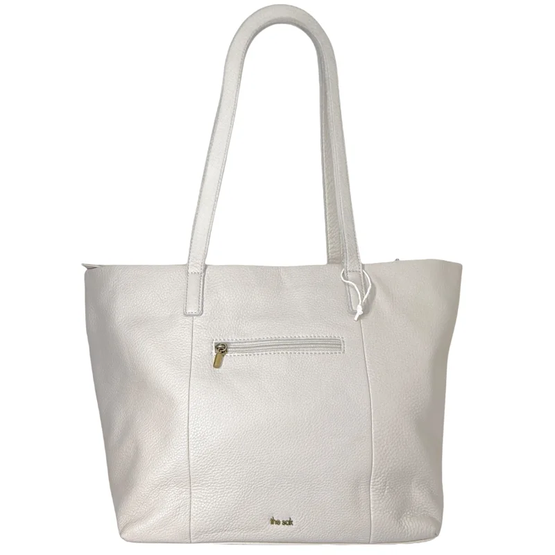 Melrose Leather Metro Tote By The Sak In Stone, Size: Large