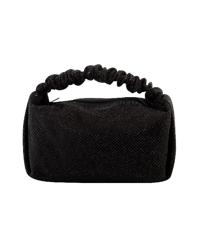 Mini Scrunchie Bag - Alexander Wang - Polyester - Black