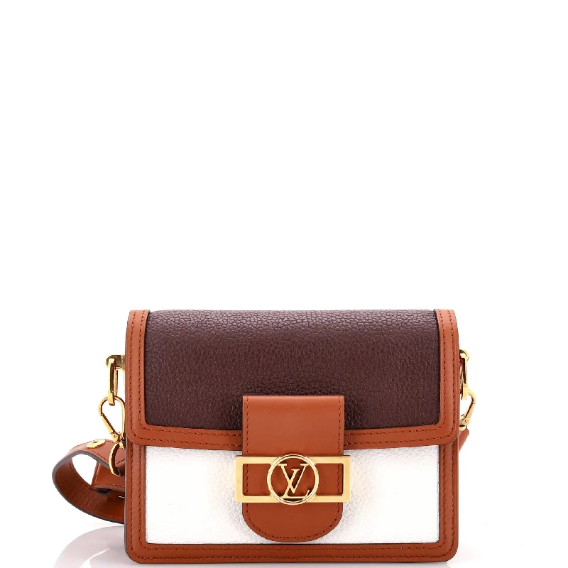 Dauphine Shoulder Bag Taurillon Leather Mini