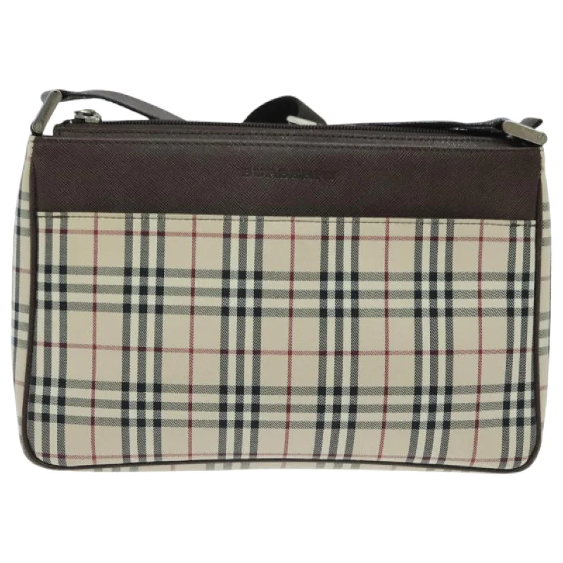 Burberry Nova Check  Canvas Shoulder Bag (Pre-Owned)