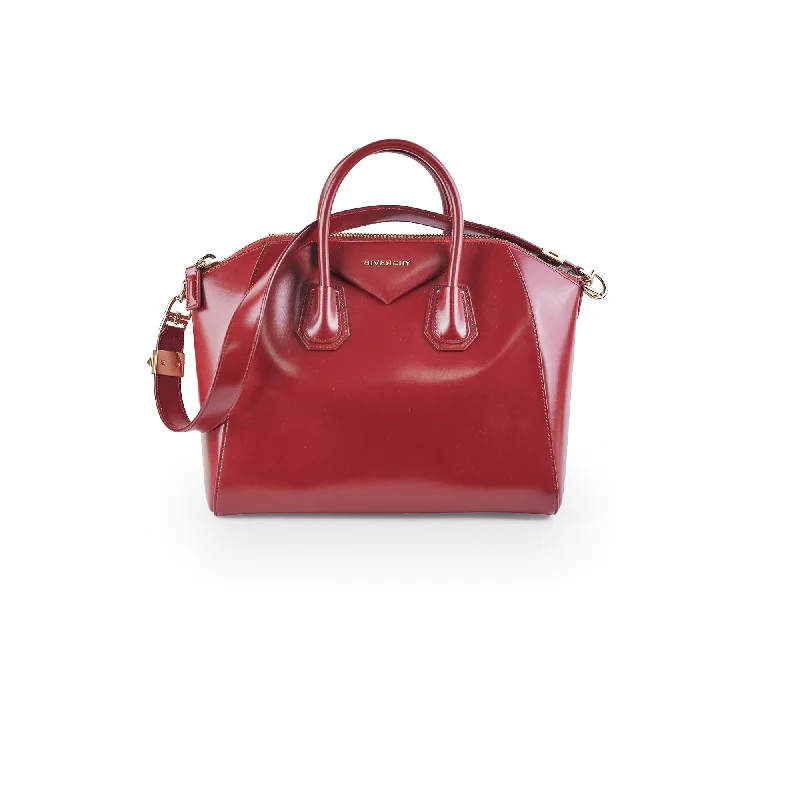 Givency Medium Antigona Burgundy