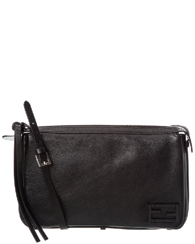 FENDI Simply FENDI Medium Leather Shoulder Bag