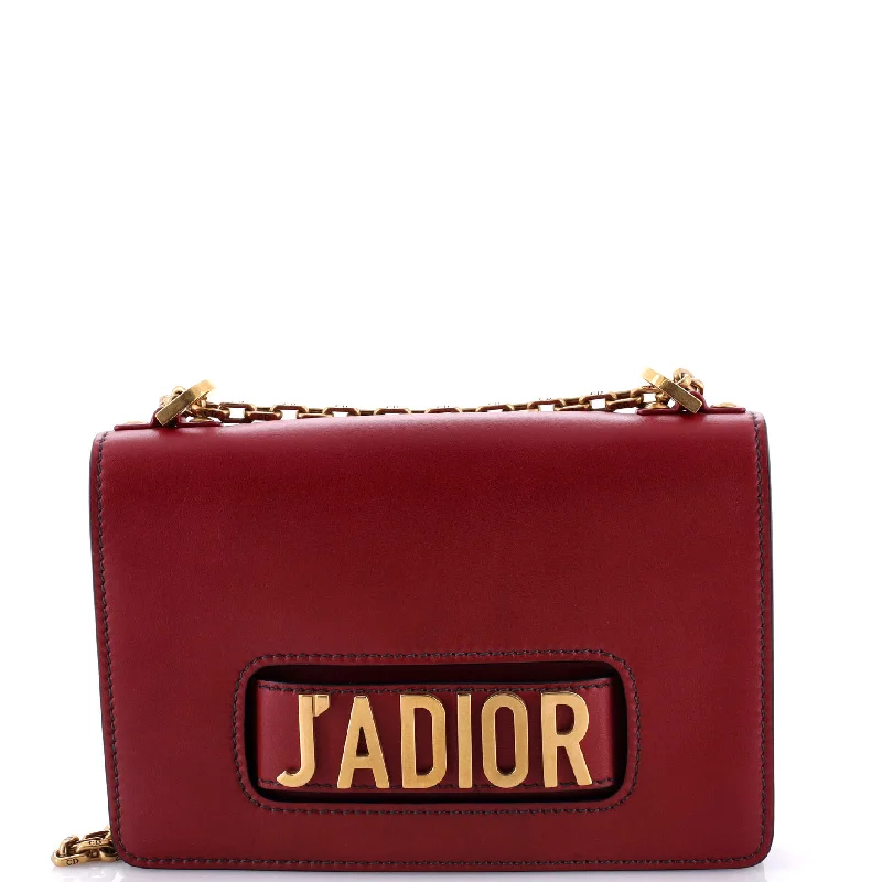 J'Adior Flap Bag Leather Medium