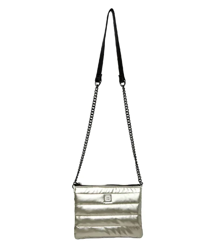 Ginger Handbag In Pearl Champagne