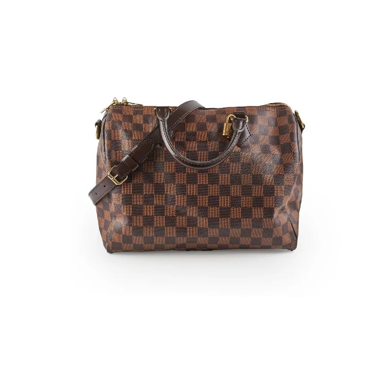 Louis Vuitton Speedy 30 Bandouliere Damier Ebene