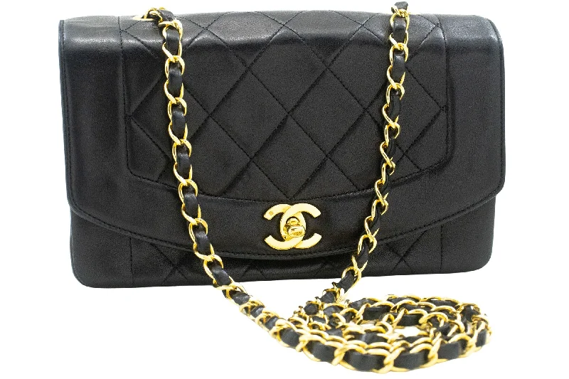 Chanel Diana  Leather Shoulder Bag (Pre-Owned)