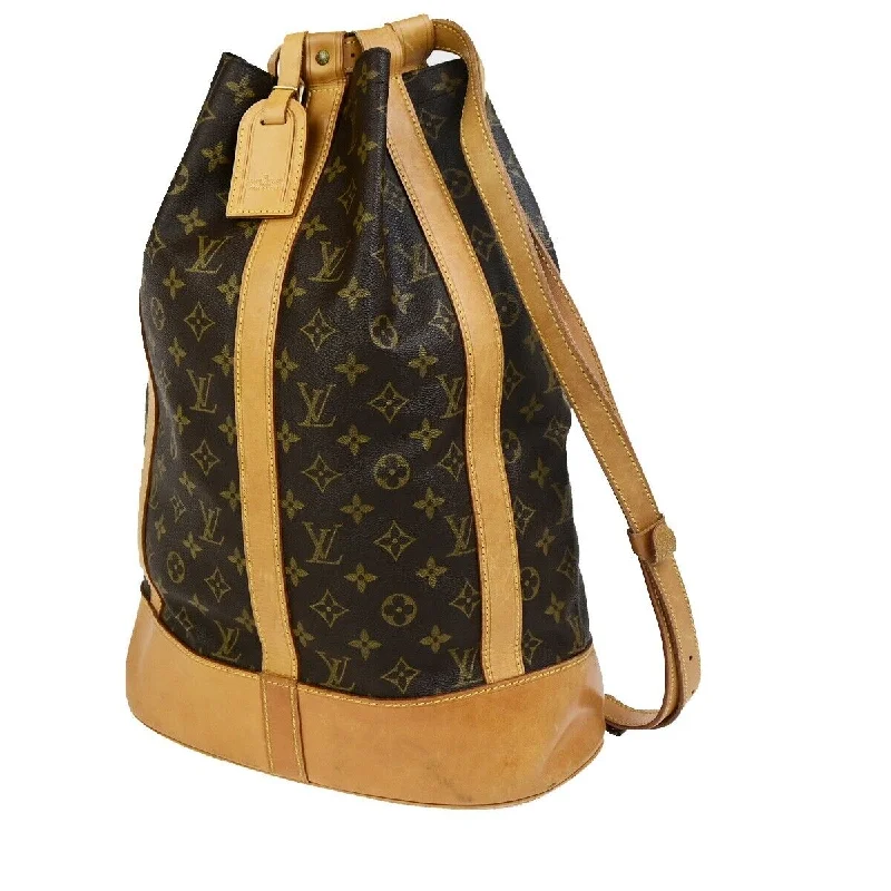 Louis Vuitton Randonnée  Canvas Shoulder Bag (Pre-Owned)