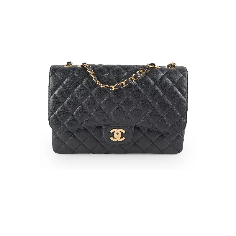 Chanel Jumbo Caviar Black