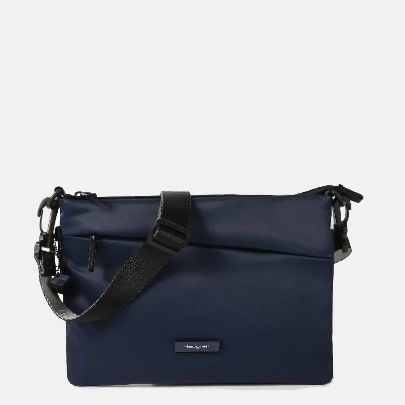 Orbit Flat Crossbody In Navy Cosmos