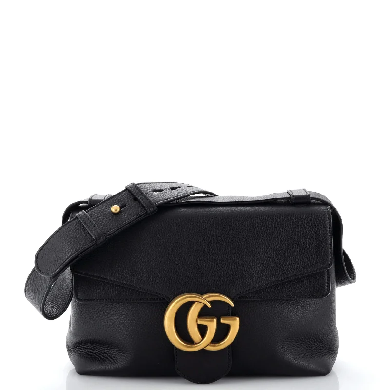 GG Marmont Shoulder Bag Leather Small