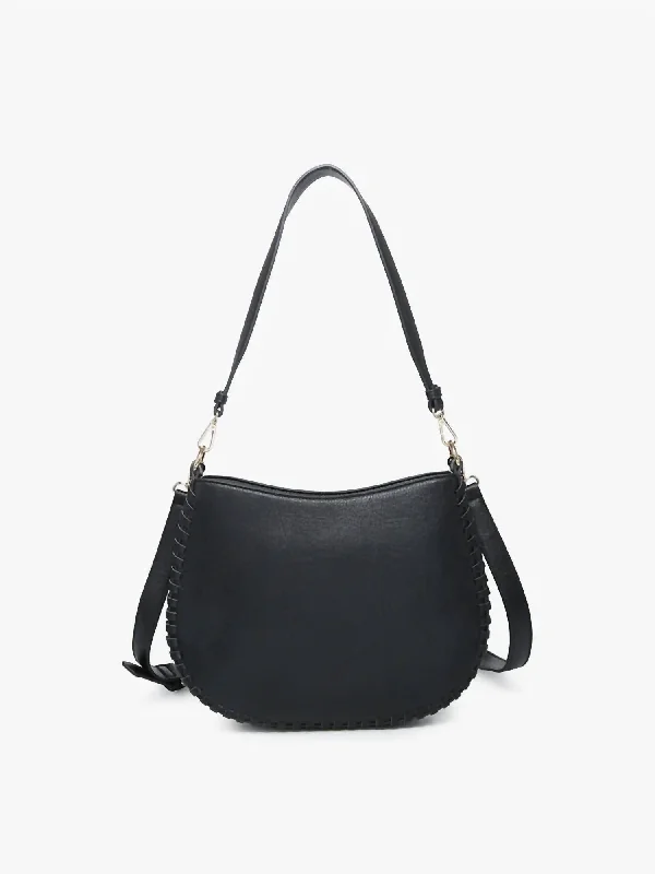 Women's Raquel Saddle Bag In Black