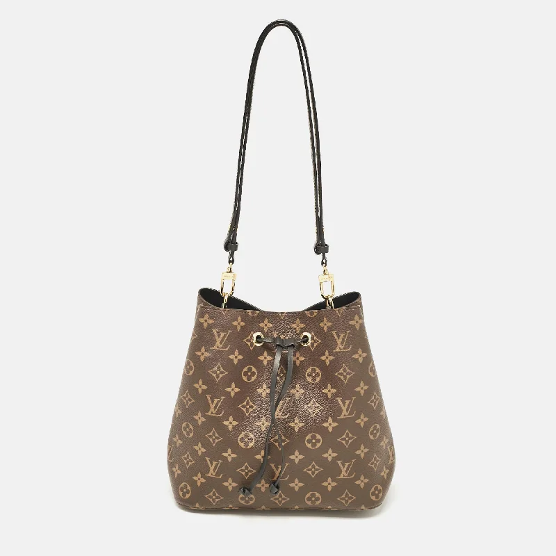 Louis Vuitton Black Monogram Canvas Neonoe Mm Bag