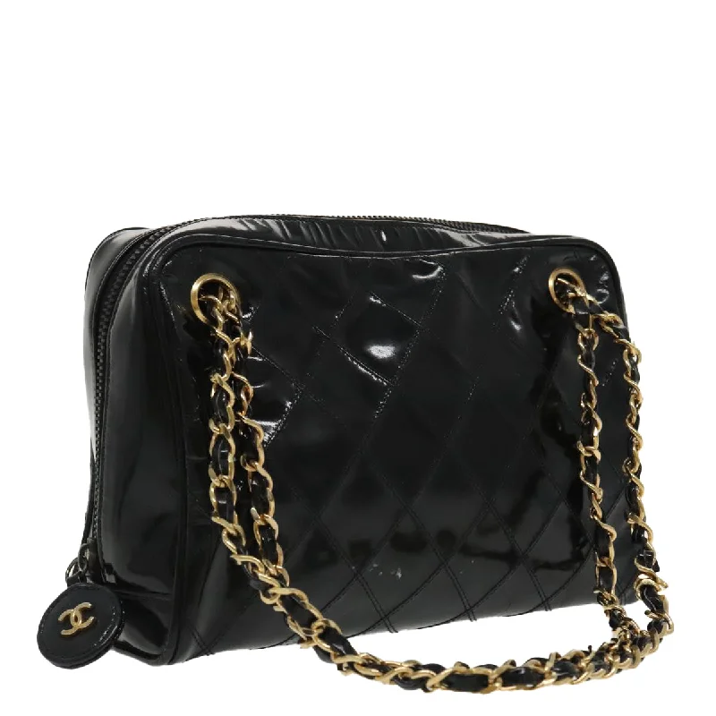 Chanel Shopping  Patent Leather Shoulder Bag (Pre-Owned)