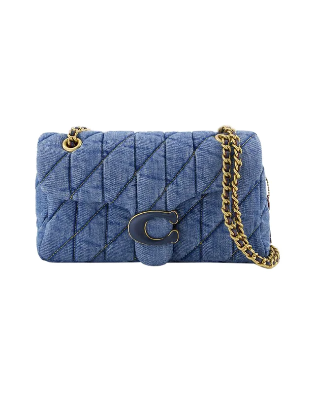 Tabby 26 Shoulder Bag - Coach - Cotton - Blue