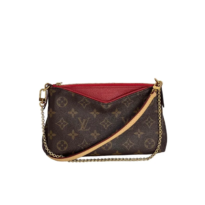 LOUIS VUITTON Pallas Monogram Clutch Cherry Crossbody