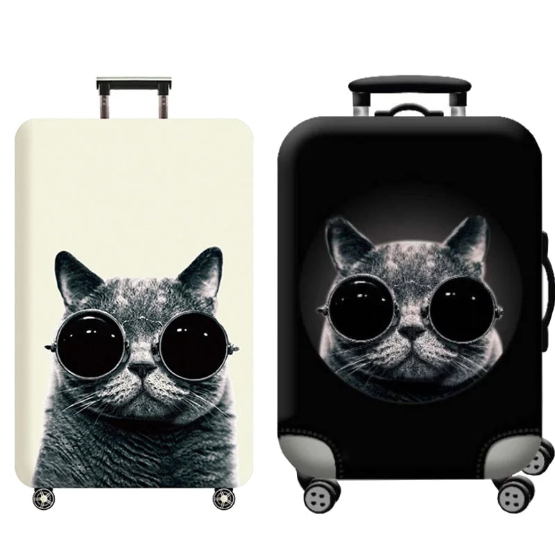 Travel Accessories Luggage Cover Suitcase Protection Baggage Dust Cover Trunk Set Trolley Case