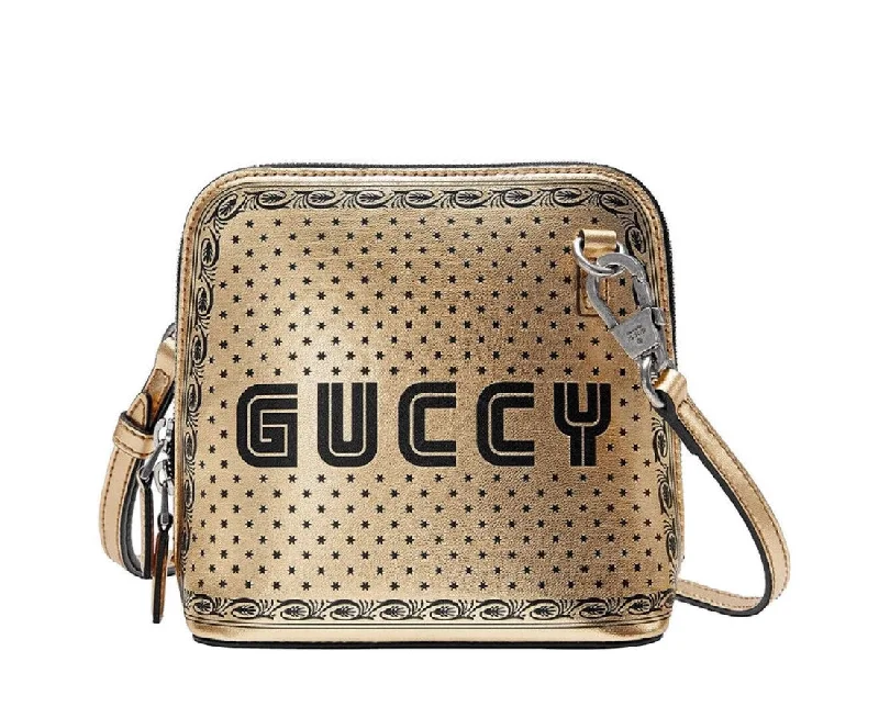 Gucci Women's  Guccy Sega Script Dome Mini Crossbody Bag