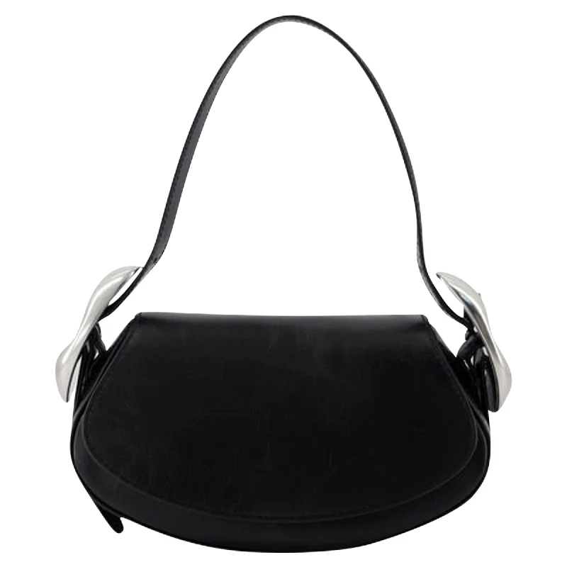 Small Flap Bag - Alexander Wang - Leather - Black