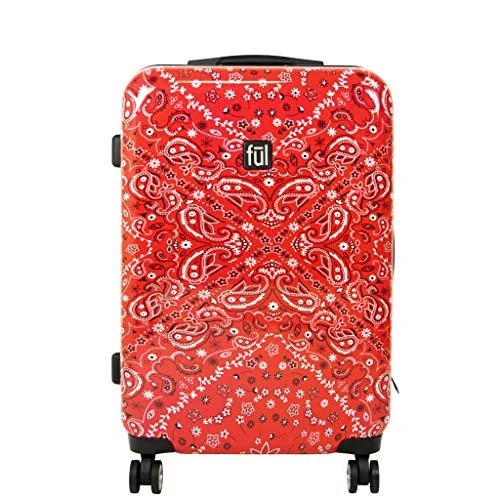 FUL Luggage Printed Bandana, Red