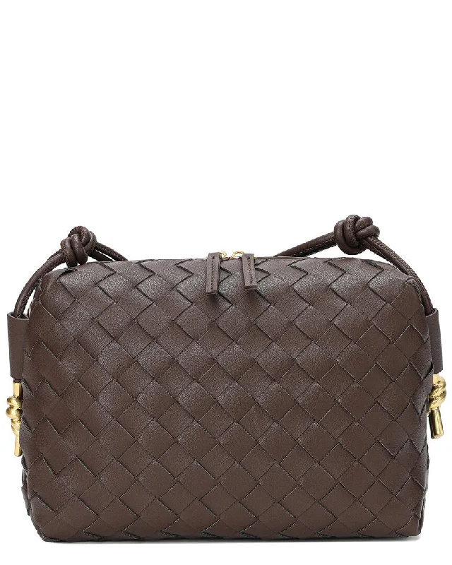 Tiffany & Fred Paris Woven Leather Crossbody