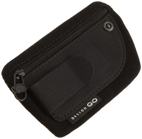 Design Go Luggage Clip Pouch, Black, One Size