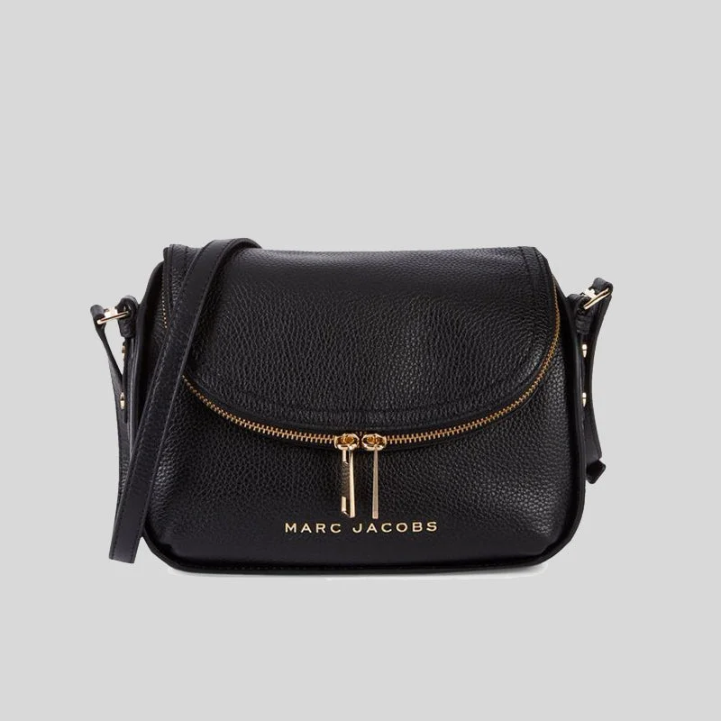 Marc Jacobs The Groove Leather Mini Messenger Bag Black M0016932