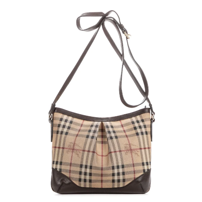 Draped Check Crossbody