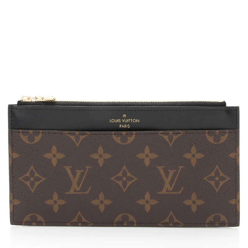 Louis Vuitton Monogram Canvas Slim Purse Wallet