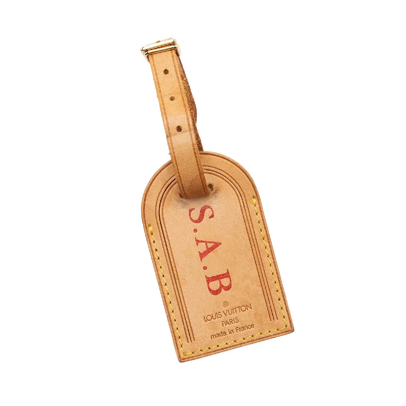 Louis Vuitton Leather Luggage Tag