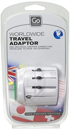 Design Go Luggage Worldwide Adaptor, White, One Size