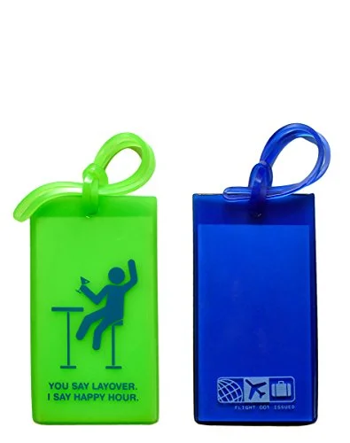 Flight 001 Luggage Tag Set, Green