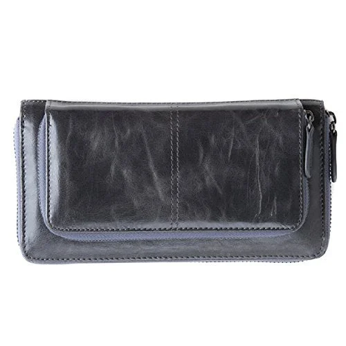 Shiraleah Harper Zip Wallet, Graphite