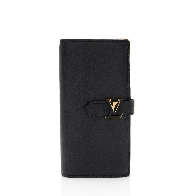 Louis Vuitton Taurillon LV Vertical Wallet