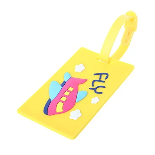 Carise Cartoon Pattern Travel Luggage Bag Tag Name Address Tel Label Holder Baggage Tag