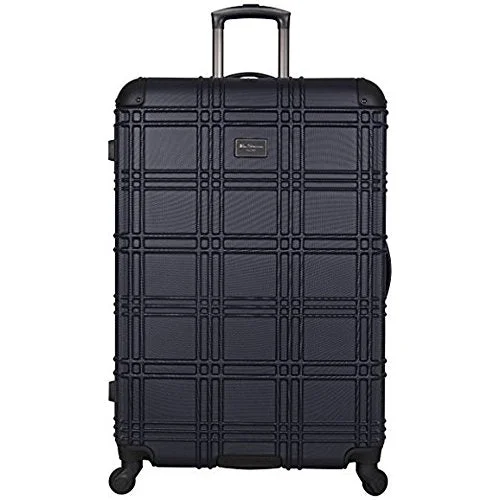 Ben Sherman Nottingham 28" Embossed PAP 4-Wheel Upright Luggage,Suitcase in Navy