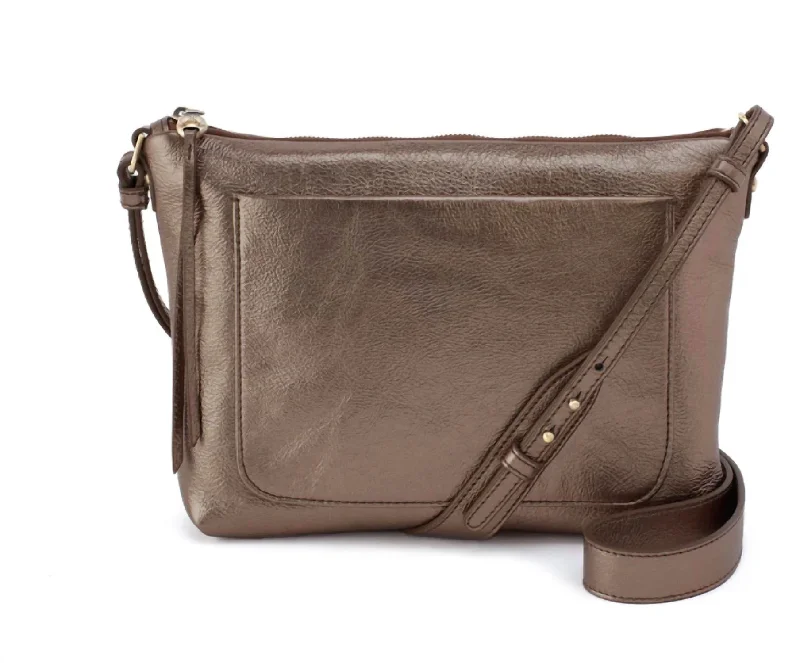 Tripp Medium Crossbody In Pewter