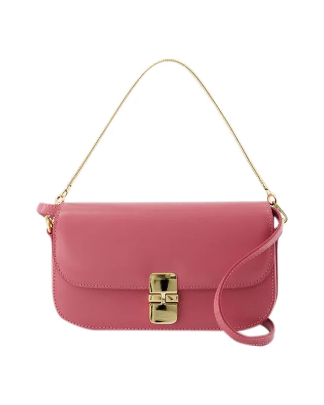 Grace Chaine Crossbody - A.P.C. - Leather - Pink