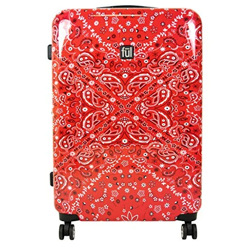 FUL Luggage Printed Bandana, Red