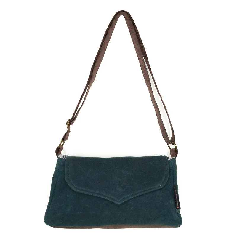 Annie: Deep Teal Waxed Canvas