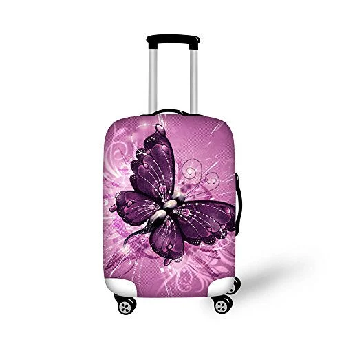 Bigcardesigns Pink Luggage Covers Apply to 26-30 Inch Travel Suitcase L