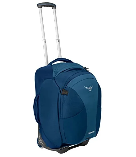 Osprey Packs Meridian 60L/22 Wheeled Luggage, Lagoon Blue