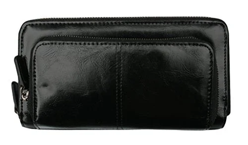 Shiraleah Harper Zip Wallet, Black